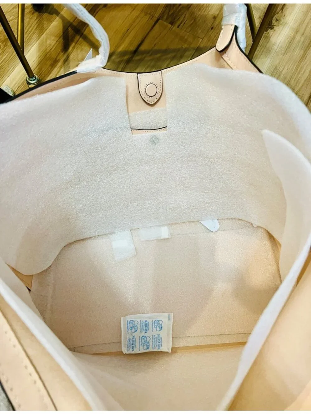 Auth COACH Gramercy Tote Shoulder Bag in Cream